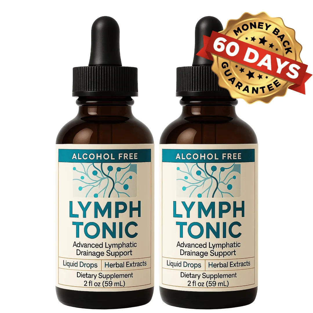 Lymph Tonic herbal liquid supplement for lymphatic drainage circulation and fluid balance support