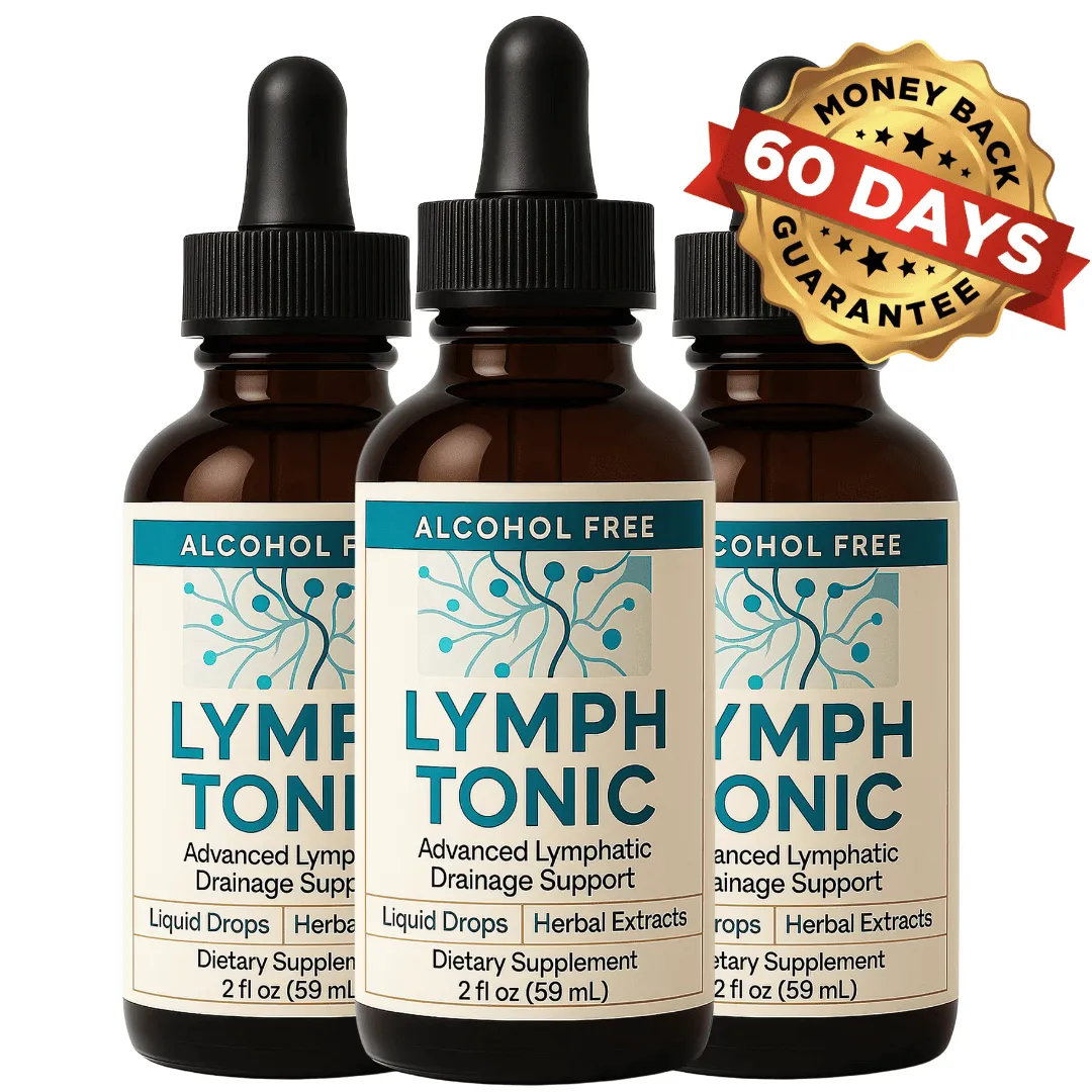 lymph tonic alcohol free herbal supplement for lymphatic drainage and circulation support